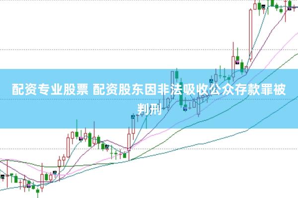 配资专业股票 配资股东因非法吸收公众存款罪被判刑